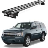 Today Auto Venüs Chevrolet Tahoe (2007-2014) Uyumlu Gri Ara Atkı Port Bagaj Tavan Barı - Chevrolet Tahoe uyumlu