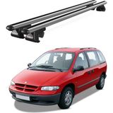 Today Auto Venüs Chrysler Voyager (1996-2001) Uyumlu Gri Ara Atkı Port Bagaj Tavan Barı - Gri tavan barı