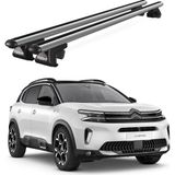 Today Auto Venüs Citroen C5 Aircross Suv (2018 ve Sonrası) Uyumlu Gri Ara Atkı Port Bagaj Tavan Barı - Citroen C5 Aircross uyumlu