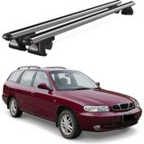 Today Auto Venüs Daewoo Nubira (1997-2003) Uyumlu Gri Ara Atkı Port Bagaj Tavan Barı - Gri tavan barı