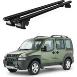 Today Auto Venüs Fiat Doblo (2000-2010) Uyumlu Siyah Ara Atkı Port Bagaj Tavan Barı - Fiat Doblo uyumlu