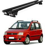 Today Auto Venüs Fiat Panda (2003-2012) Uyumlu Siyah Ara Atkı Port Bagaj Tavan Barı - Fiat Panda 2003-2012 uyumlu