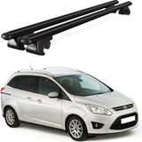 Today Auto Venüs Ford Grand C-Max (2010-2019) Uyumlu Siyah Ara Atkı Port Bagaj Tavan Barı - Ford Grand C-Max uyumlu