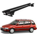Today Auto Venüs Honda Civic Shuttle (1988-1994) Uyumlu Siyah Ara Atkı Port Bagaj Tavan Barı - Honda Civic Shuttle uyumlu