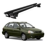 Today Auto Venüs Kia Rio Station Wagon (2000-2005) Uyumlu Siyah Ara Atkı Port Bagaj Tavan Barı