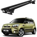 Today Auto Venüs Kia Soul (2008-2013) Uyumlu Siyah Ara Atkı Port Bagaj Tavan Barı - Kia Soul 2008-2013 uyumlu