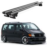Today Auto Venüs Mercedes-Benz Vito (W638) (1996-2003) Uyumlu Gri Ara Atkı Port Bagaj Tavan Barı - Gri tavan barı