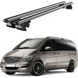 Today Auto Venüs Mercedes-Benz Vito (W639) (2003-2014) Uyumlu Gri Ara Atkı Port Bagaj Tavan Barı - Gri tavan barı