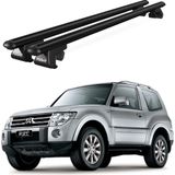 Today Auto Venüs Mitsubishi Pajero 3D (2006-2011) Uyumlu Siyah Ara Atkı Port Bagaj Tavan Barı