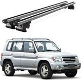 Today Auto Venüs Mitsubishi Pajero Io 5d (1998-2007) Uyumlu Gri Ara Atkı Port Bagaj Tavan Barı - Pajero Io 5D uyumlu