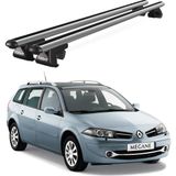 Today Auto Venüs Renault Megane Station Wagon (2002-2009) Uyumlu Gri Ara Atkı Port Bagaj Tavan Barı