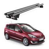 Today Auto Venüs Renault Scenic 7 Posti (2009-2013) Uyumlu Gri Ara Atkı Port Bagaj Tavan Barı