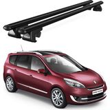Today Auto Venüs Renault Scenic 7 Posti (2009-2013) Uyumlu Siyah Ara Atkı Port Bagaj Tavan Barı - Renault Scenic uyumlu