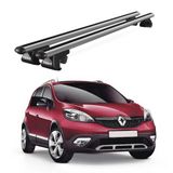 Today Auto Venüs Renault Scenic X-Mod 5 Posti (2013-2016) Uyumlu Gri Ara Atkı Port Bagaj Tavan Barı