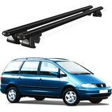 Today Auto Venüs Seat Alhambra (1996-2000) Uyumlu Siyah Ara Atkı Port Bagaj Tavan Barı - Seat Alhambra uyumlu