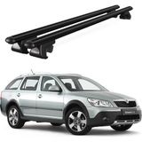 Today Auto Venüs Skoda Octavia Scout (2007-2013) Uyumlu Siyah Ara Atkı Port Bagaj Tavan Barı - Skoda Octavia Scout uyumlu