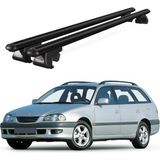 Today Auto Venüs Toyota Avanssis Wagon (1998-2008) Uyumlu Siyah Ara Atkı Port Bagaj Tavan Barı - Toyota Avensis Wagon