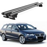Today Auto Venüs Volkswagen Passat B6 Sw (2005-2010) Uyumlu Gri Ara Atkı Port Bagaj Tavan Barı - Volkswagen Passat B6 uyumlu