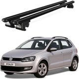 Today Auto Venüs Volkswagen Polo (2009-2017) Uyumlu Siyah Ara Atkı Port Bagaj Tavan Barı - Volkswagen Polo uyumlu