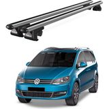 Today Auto Venüs Volkswagen Sharan (2010-2022) Uyumlu Gri Ara Atkı Port Bagaj Tavan Barı - Volkswagen Sharan uyumlu