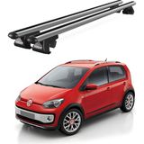 Today Auto Venüs Volkswagen Up Cross (2013 ve Sonrası) Uyumlu Gri Ara Atkı Port Bagaj Tavan Barı - Volkswagen Up Cross uyumlu