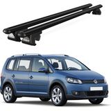 Today Auto Volkswagen Touran Cross (2006 ve Sonrası) Uyumlu Siyah Ara Atkı Port Bagaj Tavan Barı - Tavan barı seti