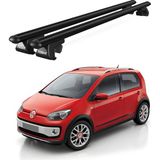 Today Auto Volkswagen Up Cross (2013 ve Sonrası) Uyumlu Siyah Ara Atkı Port Bagaj Tavan Barı - Volkswagen Up Cross uyumlu