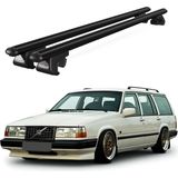 Today Auto Volvo 940 Sw (1990-1999) Uyumlu Siyah Ara Atkı Port Bagaj Tavan Barı