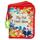 ToddleBee Bebek Fotoğraf Albümü - Yumuşak Bebek Kitabı İlk Yıl Bebek Fotoğraf Kitabı | Ormanlık Hayvanlarla İlk Fotoğraf Kitabım - Bebek Albümü Hafıza Albümü Bebek Duş için 4x6 Resim Tutar