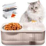 TODDLT Kedi Su Çeşmesi, Kedi Besleme ve Sulama Malzemeleri, İçerideki Kediler için Süper Sessiz Otomatik Su Çeşmesi, Pet Su Sebili 100 oz/3L, Paslanmaz Çelik Kedi Kaseleri ve Uzun Ömürlü Pompalı