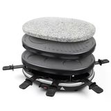 Todeco Raclette Grill 4'Ü 1 Arada, 8 Mini Tavalı Raclette Makinesi, 900 W