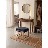 Todek Home Pure Gri Ayaklı Babyface Puf 50X40X45 cm - Modern Bench - Antrasit
