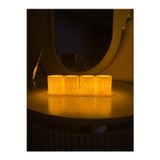 TODEKORA HOME Yazılı Tealight Set-Beyaz 4’lü Standlı Dekoratif Mumluk-Ev ve Ofis Işık Aksesuarı