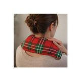 TODO HOME Kiraz Çekirdeği Terapi Yastığı ( Kırmızı Ekose) 70x20 cm Boyun ve Sırt İçin
