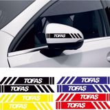 Tofaş Doğan ayna sticker etiket şerit 15CM