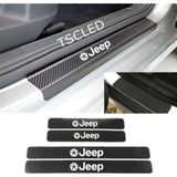 Tofaş Karbon Kapı Eşiği Koruma Sticker Yapıştırma (4lu Set)