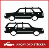 Tofaş Kartal Sticker Kartal Gölge Sticker Araç Sticker Oto Sticke