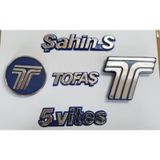 Tofas Uyumlu Sahin S Ön Panjur Bagaj Arma Yazi Takim 5 Adet 504599068