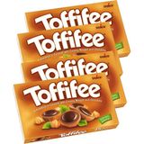 Toffifee Karamelli Çikolata 125 gr x 4 Fındık İçeren Tatlı Atıştırmalık