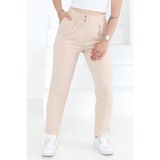 TOFİSA Çift Düğmeli Spor Pantolon Bej - 27352