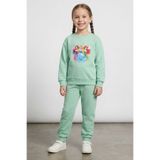 TOFİSA Kız Çocuk Mint Baskılı Pijama Takımı - 28306-MINT