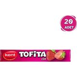 Tofita Çilek Aromalı Şeker 47g - 20 Adet - 940 gr