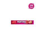 Tofita Çilek Aromalı Şeker 47g - 20 Adet