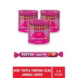 Tofita Yumi Çilek Aromalı Şekerleme 120'Li Kavanoz - 3 Adet