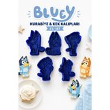 Tofu Bluey Karakterleri Kurabiye Kalıbı 5’li Set | Oyun Hamuru ve Şeker Hamuru Kalıbı