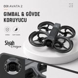 Tofu Koruyucu | DJI Avata 2 Uyumlu Gövde ve Gimbal Koruyucu | Siyah