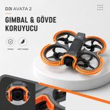 Tofu Koruyucu | DJI Avata 2 Uyumlu Gövde ve Gimbal Koruyucu - Turuncu