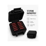 Tofu Switch 1 & 2 Uyumlu 12 Oyun Kapasiteli Klipsli Taşıma Kutusu