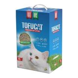 TofuCat Koku Hapsedici Topaklanan Doğal Kedi Kumu 8 Lt. Kokusuz ve İnce Taneli