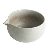 Toganoo Chawan - Seramik Matcha Çayı Kasesi (Gri) - Geniş Ağızlı Japon Çırpma Kasesi - El Yapımı Dokulu Stoneware - Geleneksel ve Modern Tasarım